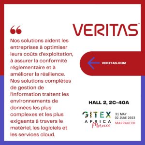 Image graphique avec le titre Veritas et un bloc de texte