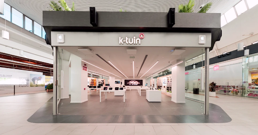 extérieur d'un magasin de haute technologie
