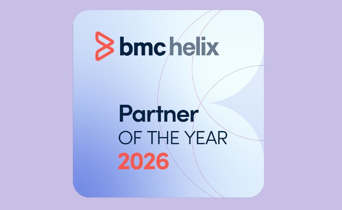 image numérique comportant les mots « BMC Helix Partner of the Year 2026 »